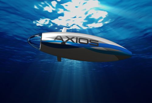 Axios submarine rendering during the early design phase